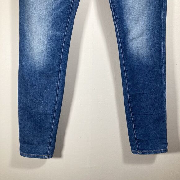 FRAME Jeans Le Garcon 25 (28x29) Straight Leg Boyfriend in Riley Wash Whiskered - Picture 7 of 16